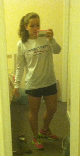 Got this Oiselle Rogas shorts for the marathon that all you peeps are talking up...don't let me down!
